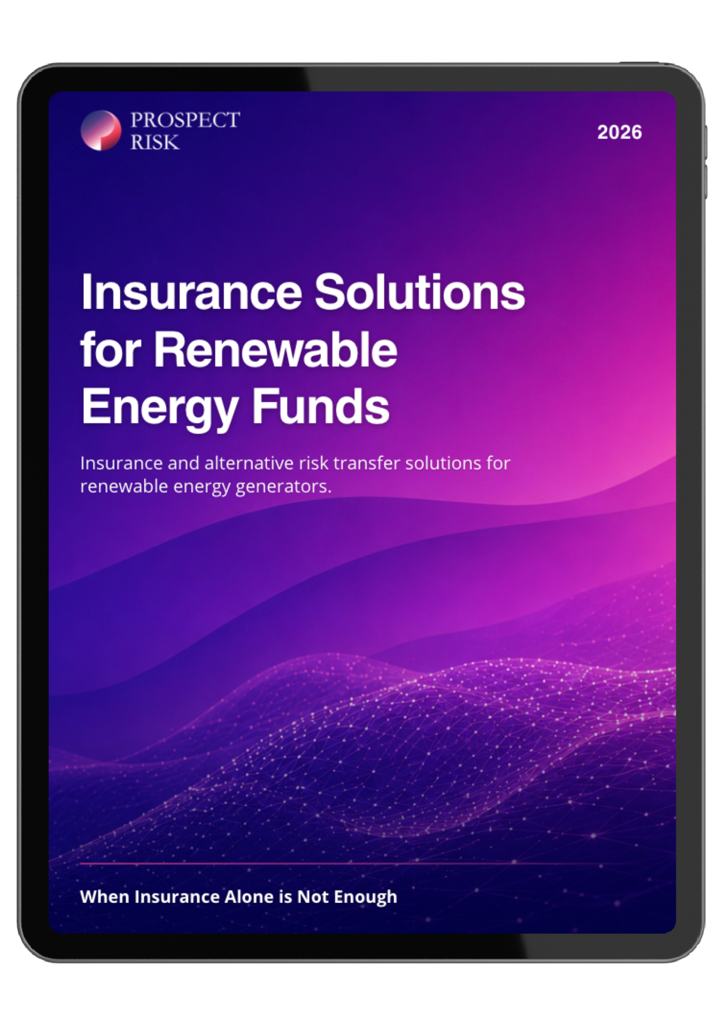 Prospect Risk renewable energy insurance brochure